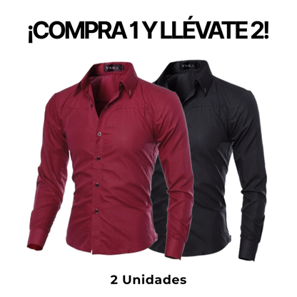 [COMPRA 1 Y LLEVATE 2] - Merlani ™ | Camisa Social para Hombre