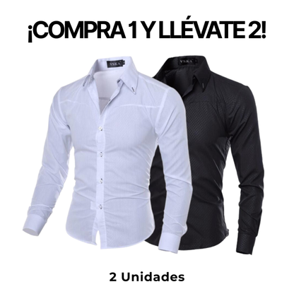 [COMPRA 1 Y LLEVATE 2] - Merlani ™ | Camisa Social para Hombre