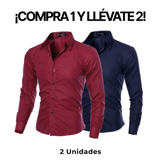 [COMPRA 1 Y LLEVATE 2] - Merlani ™ | Camisa Social para Hombre